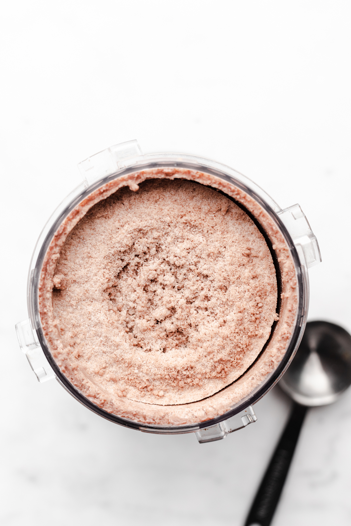 Chocolate Mint Creami Ice cream after first Light Ice Cream mix.