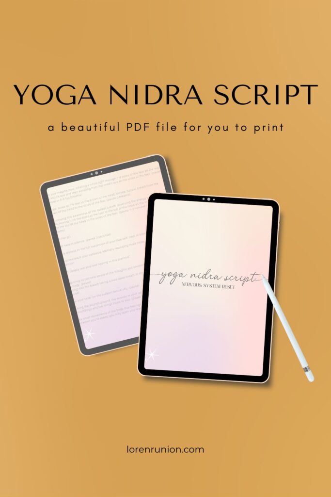 Free Yoga Nidra Script for a Quick Nervous System Reset